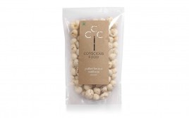 Conscious Food Puffed Fox Nut Makhana Natural  Pack  50 grams